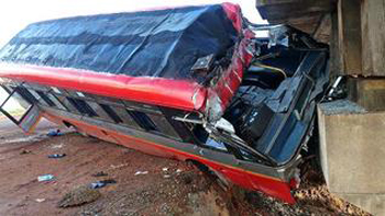 bus hits